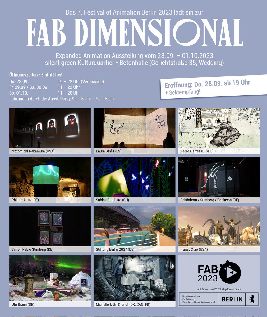 PLAN_estudi's tweet photo. Però abans de Lleida, #grafiaanimada serà a l'exposició d'#animació expandida del festival d'animació de #Berlin. @senhorpepon @carreras_anna
#expandedanimation #animation #fabdimensional https://t.co/GkcgGilZM8