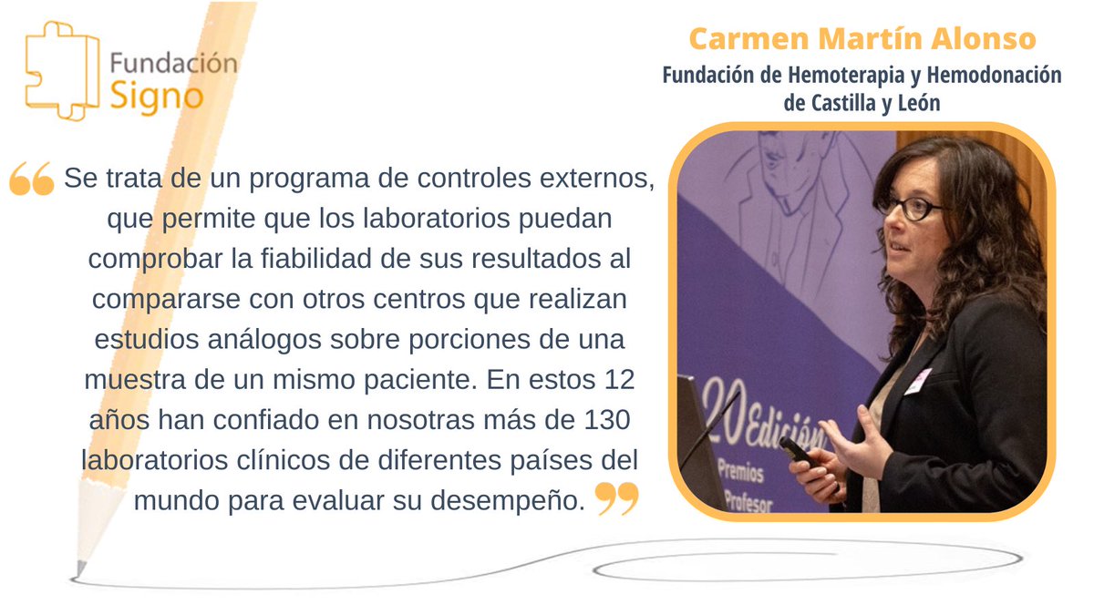 fundacionsigno's tweet photo. #EntrevistaSigno | @CarmenMartin_, responsable del programa #GECLID del @donasangreCYL, explica todo sobre este proyecto ganador en la 20.ª edición de los #PremiosProfesorBarea 2022, en la modalidad de “Evaluación de resultados en el sector #salud”.
🔗 https://t.co/h1xv8FoVsp https://t.co/DWiM5QK8tw