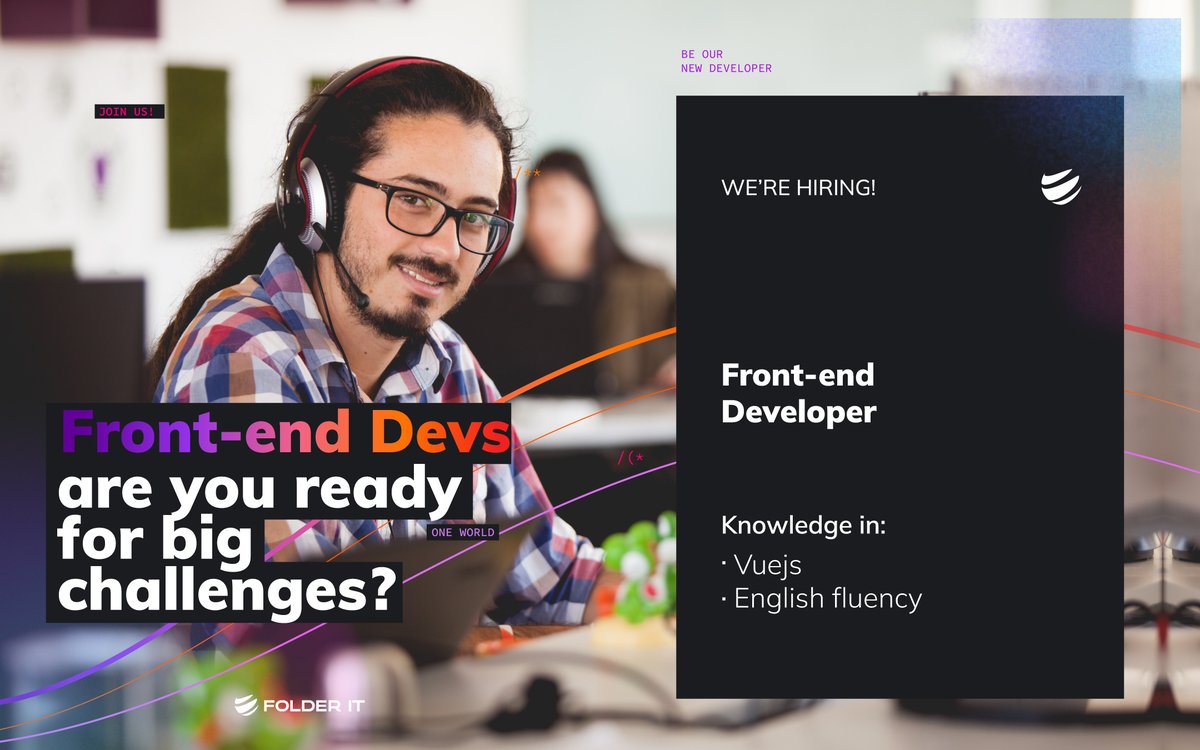 FolderIT's tweet image. Front-end Devs 🔊
Ready to take the next step? Click here 👉folderit.net/careers/ to submit your application and become a valued member of our team🌟
#BackEndDevs #BackEndDevelopers #BackEndOpenPosition