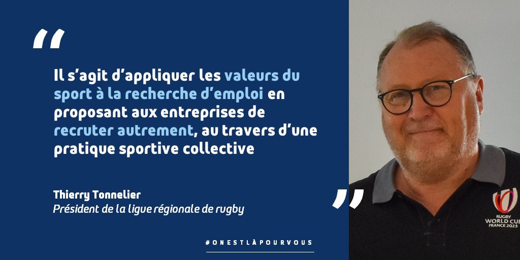 20 entreprises relèvent le défi de recruter autrement via un #jobdating innovant 🤝 grâce au #rugby 🏉 lors de l’action Du Stade Vers l’#Emploi
🗓️ le 28/09 - 9 à 16h
Village Rugby - St-Etienne
#TousMobilisés  @poleemploi_ara <a href="/Paris2024/">Paris 2024</a> <a href="/FranceRugby/">France Rugby</a> <a href="/saint_etienne_/">Ville Saint-Étienne</a>  <a href="/SteMetropole/">Saint-Étienne Métropole</a>