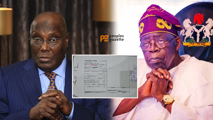 JeffreyGuterman's tweet photo. This is getting weirder and weirder. Tinubu agrees to allow a U.S. federal judge to release his university degree to Atiku, but he pleads not to release other details, especially the gender and admission records corresponding to the degree. #TinubuFiles https://t.co/58PzC5scZ1 https://t.co/Uze0mpXhOl