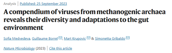 SofMedv's tweet image. 1/7 What happens when specialists of methanogens join forces with experts in archaeal viruses? Happy to share my last study with @SGribaldo, @mkrupovic, guillaumeborrel, @institutpasteur funded by @ANR. Link: nature.com/articles/s4156…
Thread below