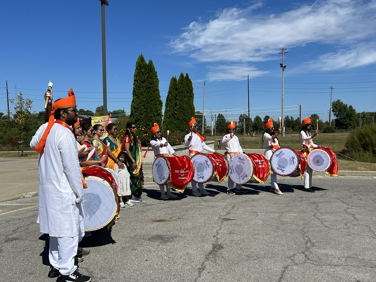 I was delighted to be invited to the celebration of the Ganesh Utsav festival at the Hindu Temple of Indiana yesterday, along with @joshiforcarmel. It was a fascinating window into another religion and culture and I learned a lot. #listenlearnlead