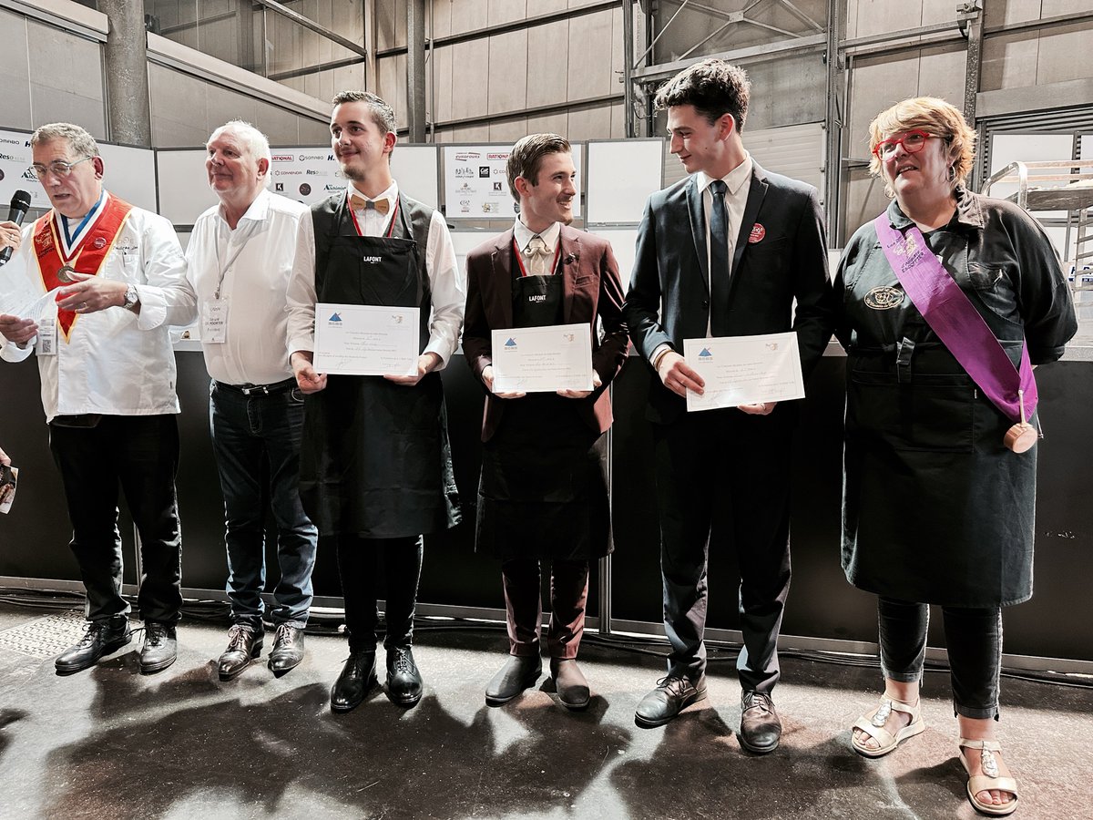 Résultat du concours de Barman. 👏🏼 Bravo les garçons 🍹🍸🧉