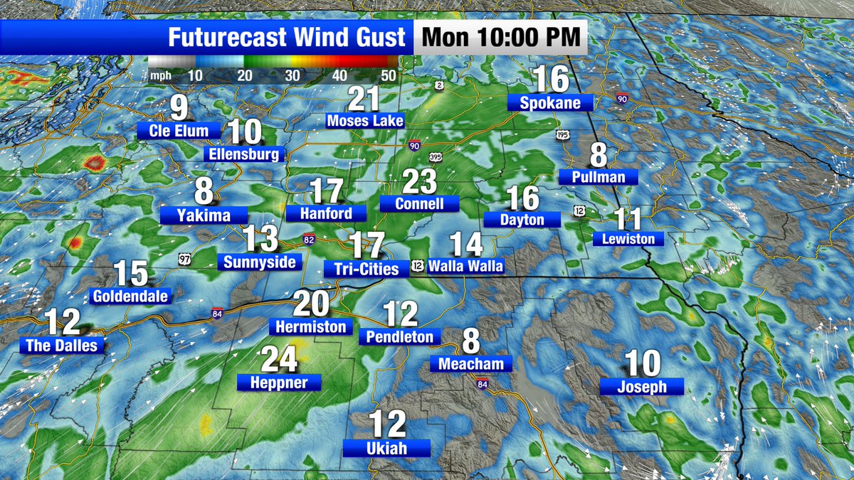 siggyserokatv's tweet photo. Expect a moderate breeze (13-18mph) with these strong gusts this afternoon as showers will return to the forecast area after lunch. Breezy to gusty on Tuesday with more showers as we're looking at a pretty dreary week ahead.
#wawx #orwx #fallwx https://t.co/6DPRkovfp0