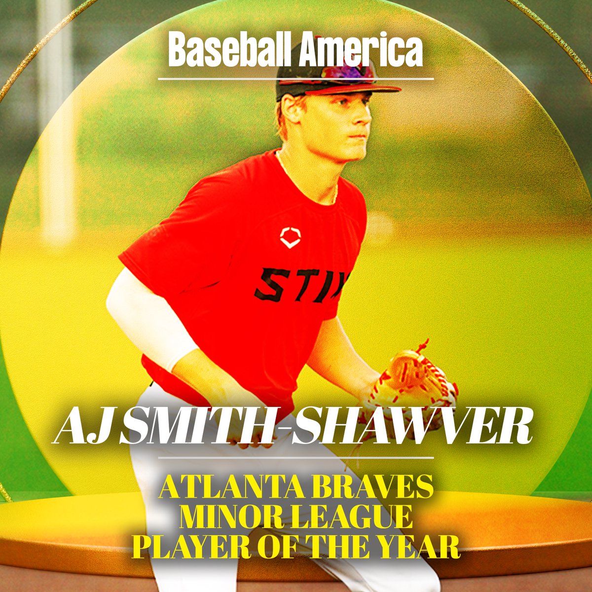 Baseball America (@baseballamerica) on Twitter photo . <a href="/Braves/">Atlanta Braves</a> 2023 Minor League Player Of The Year:
A.J. Smith-Shawver
baseballamerica.com/stories/a-j-sm⦠. <a href="/Braves/">Atlanta Braves</a> 2023 Minor League Player Of The Year:
A.J. Smith-Shawver
baseballamerica.com/stories/a-j-smβ¦