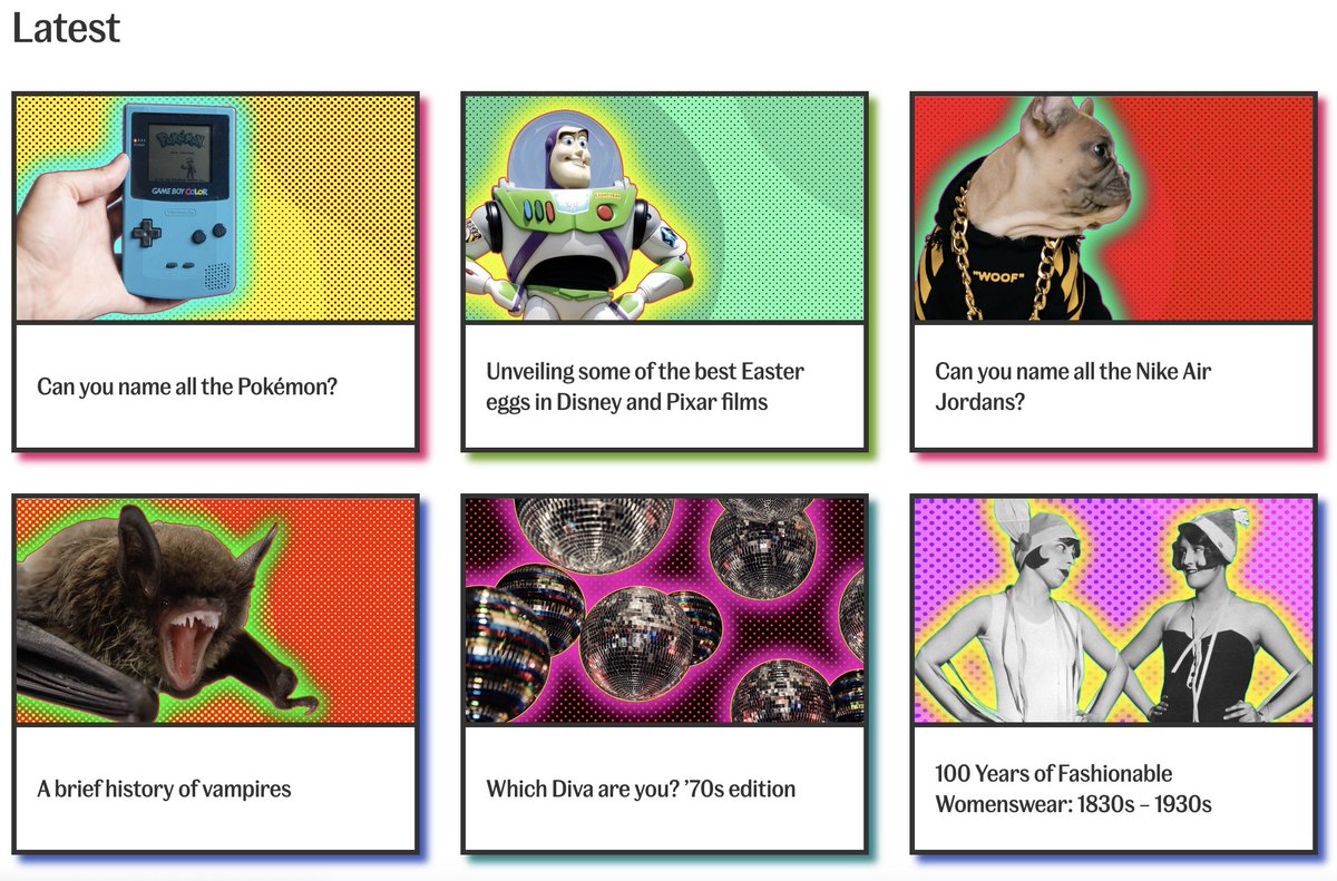 "How well do you know anime?" After 12m of PM-ing with <a href="/V_and_A/">V&A</a>, mused is finally live! Designed with and for 10-14 yr olds, mused aims to inspire kids to discover fun new content about art, design, music, fashion or games through quizzes and challenges. vam.ac.uk/mused/