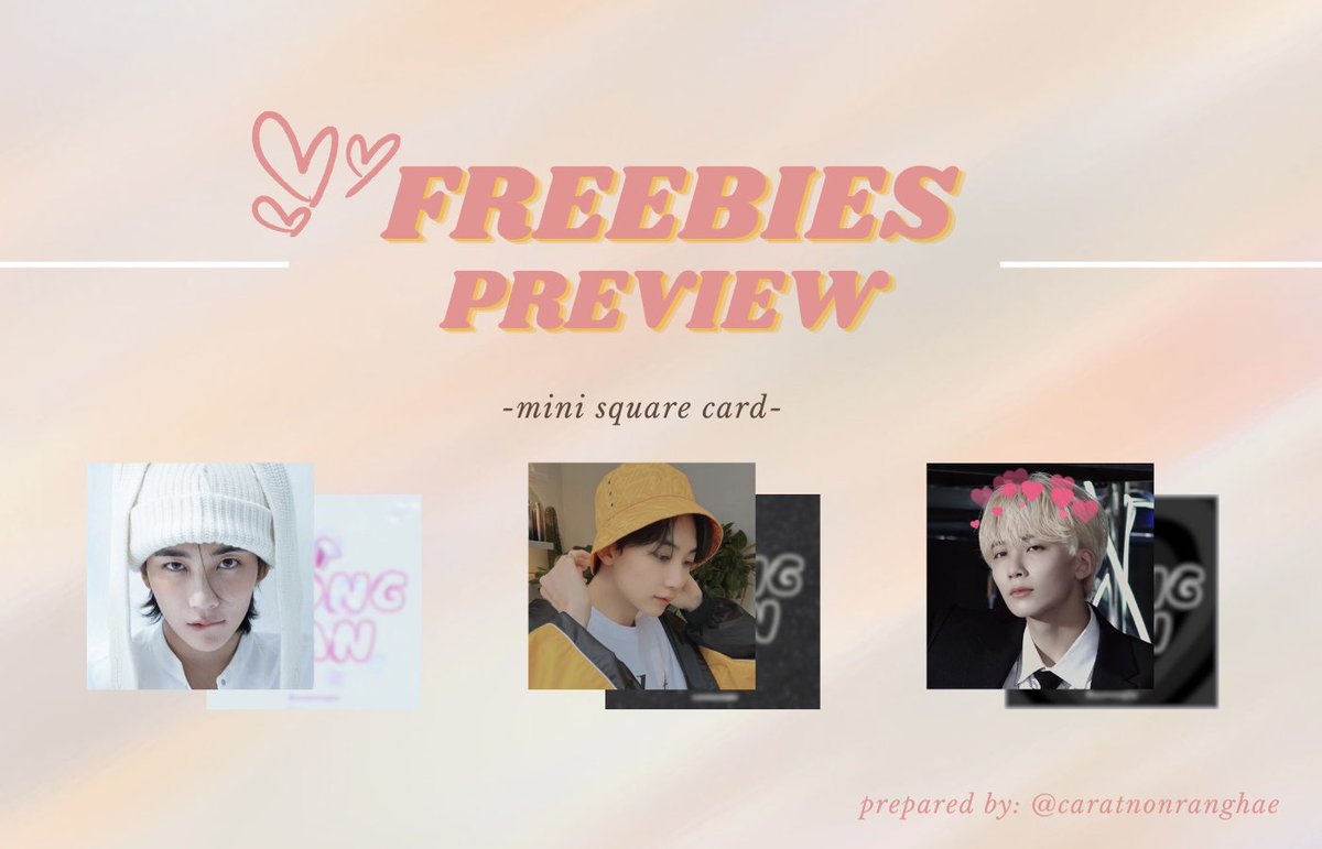 Hi Carats!✨
I’ll distribute these freebies at #fallintoYooniverse (KL)💖 feel free to say hi to me and get the freebies 🥰