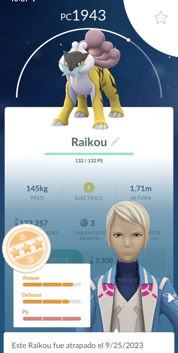 2/3…. Falta Entei. #PokemonGO (cc: <a href="/EliasLoz/">EM</a> )