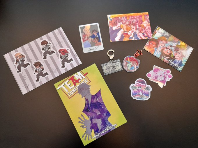 aaaaah <a href="/TeamConfidence_/">Team Confidence ||</a>
IT'S HERE!! Had a few issues getting it here, but that's just because of my local post apartment, nothing to do with the creators. Anyway, thank you so much to everyone involved! what a wonderful project 🌸