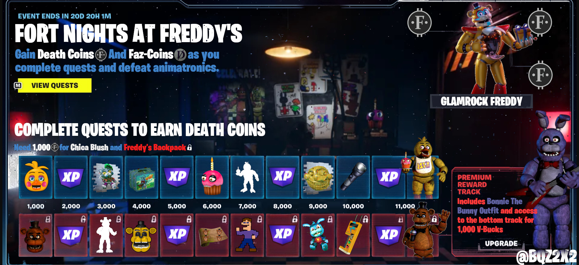 Is a FNAF x Fortnite collab in the cards for Chapter 3 Season 2?