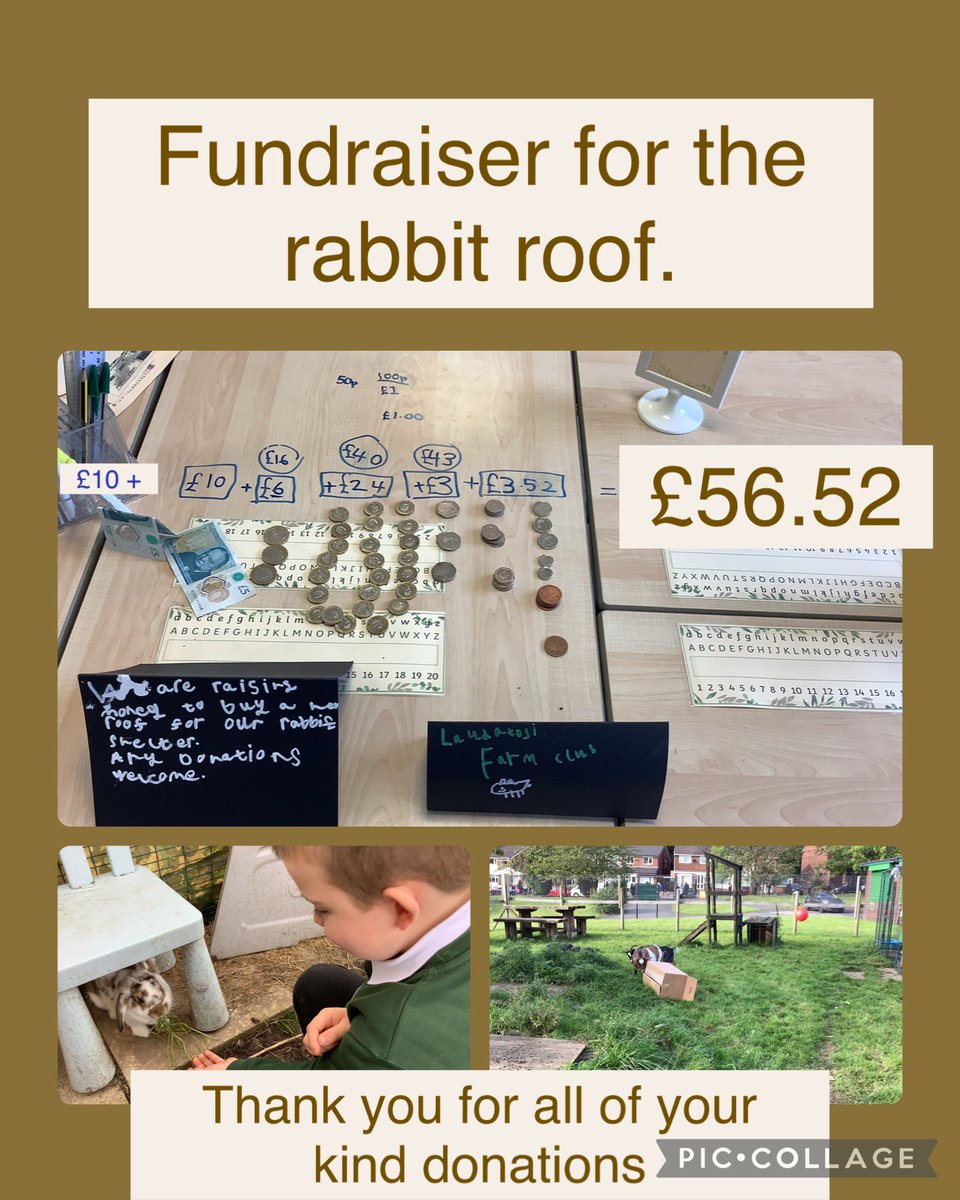SJSB Laudato Si’ (@sjsblaudatosi) on Twitter photo This afternoon Laudato Si/Farm club raised £56.52 selling donuts. With the generous donations we will purchase a new roof for the rabbits shelter and forest school supplies. Thank you for your support everyone. <a href="/StJosephStBede/">StJoseph StBede RCPS</a> This afternoon Laudato Si/Farm club raised £56.52 selling donuts. With the generous donations we will purchase a new roof for the rabbits shelter and forest school supplies. Thank you for your support everyone. <a href="/StJosephStBede/">StJoseph StBede RCPS</a>