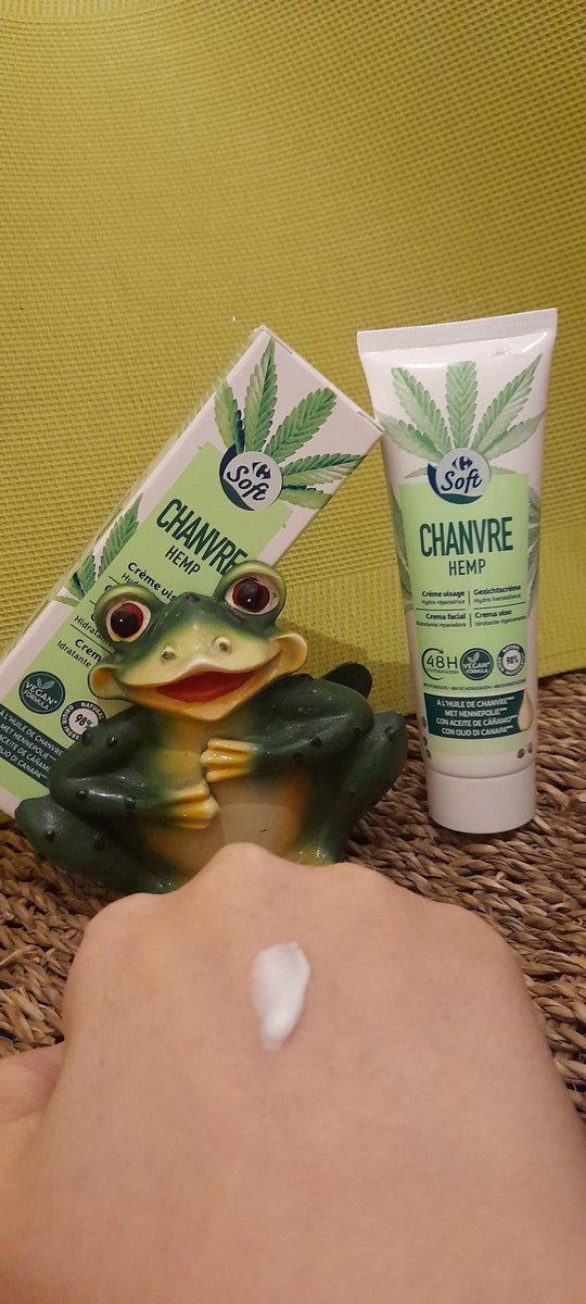 Le #chanvre est de plus en plus courant, même dans des produits de soins. J'ai la chance de tester ceux de la gamme #CarrefourSoft : #MaGammeAuChanvre.
Ces soins visage à l’huile de graines de chanvre ont été conçus avec des ingrédients à 98% d’origine naturelle.
<a href="/carrefourfrance/">Carrefour</a>