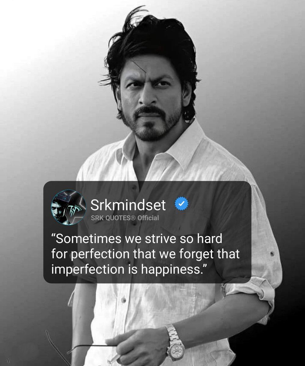 srkterritory's tweet photo. Sir i make awesome motivational quotes on you. You're my inspiration. Ek bar dekhlo @iamsrk #ShahRuhKhan #Jawan #Dunki #JawanKaToofan https://t.co/GRNv1N9CZD