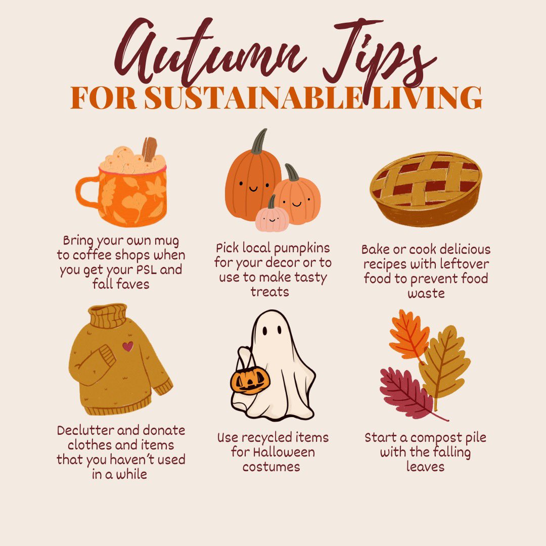 Happy Fall, y’all! 🎃🍁

#CarolinaRecyclingAssociation #SustainableTips #Recycle #Compost #HappyFall