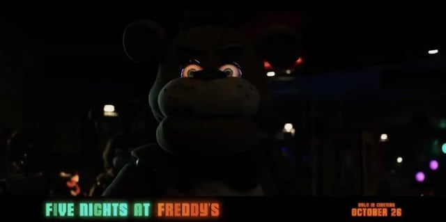 Cupcake Malvado on X: 🟣 ATUALIZAÇÃO NA CINEMARK 🟣 🐥  Chegou mais  coisas do marketing de Five Nights at Freddy's: O Pesadelo sem Fim, sendo  um display dos animatronics e um