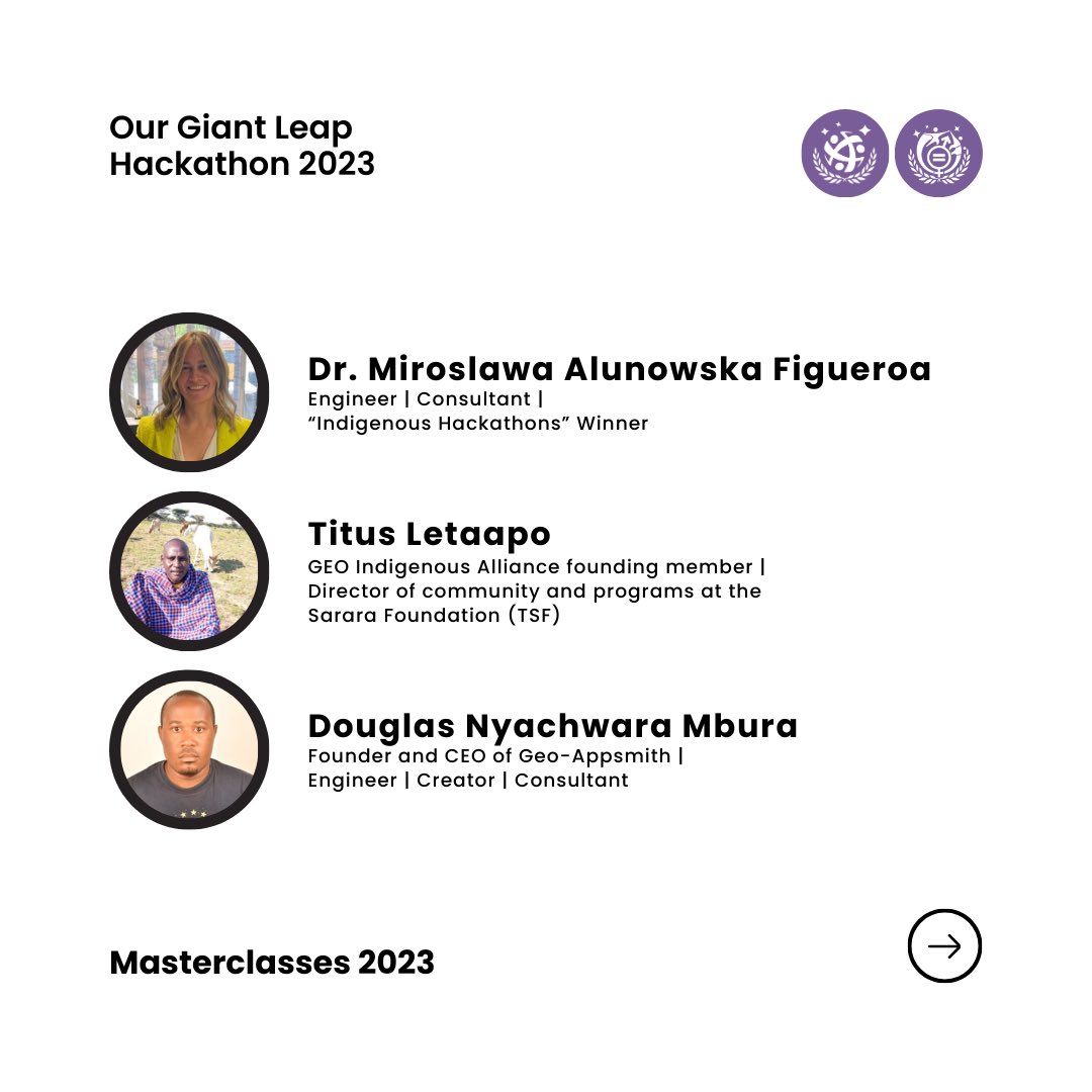 ourgiantleap's tweet photo. Thank you to our speakers Diana M. S., Dr. Miroslawa A. F., Titus L. & Douglas N. M. 👏
#hackers we hope you are learning a lot and having fun 🔥📚 https://t.co/uqtuqKtUrG
