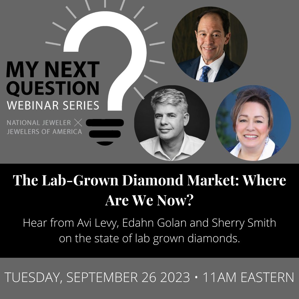 . @NationalJeweler's webinar series has awoken from a long summer's nap and will return tomorrow (9/26) with an episode on lab-grown diamonds. Please join us. us06web.zoom.us/webinar/regist…