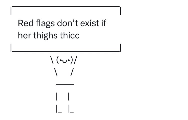 thoughts on thick thighs ?