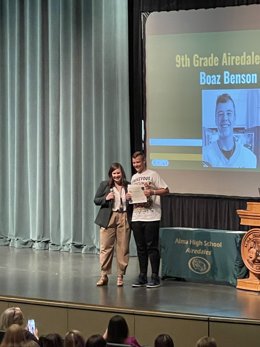 Congrats to our September Freshman MVP Boaz!! #A⬆️