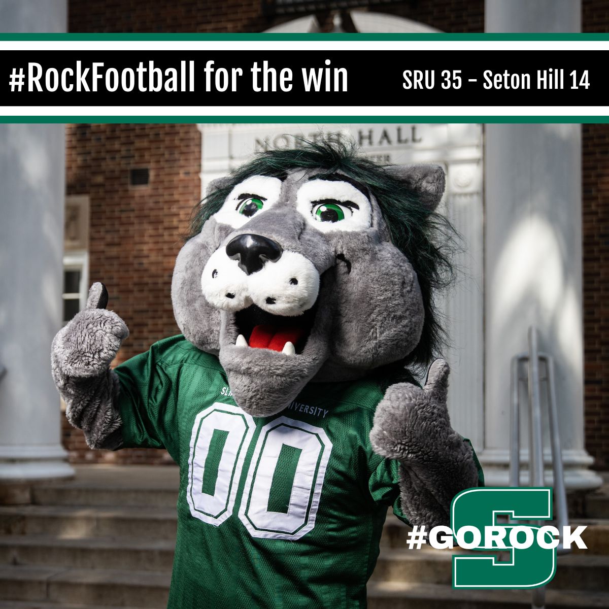 SRUAdvancement's tweet photo. #RockFootball came out on top against Seton Hill Saturday! Final score SRU 35, Seton Hill 14.
Read more - https://t.co/uCH0XuKrdR
#TheRock #RockNation #RockPride #SRU #SRUPride #SlipperyRockPride #SlipperyRockAlumni #SlipperyRockUniversity #RockPride #GoRock #CollegeSports https://t.co/lWBhLnGr8w