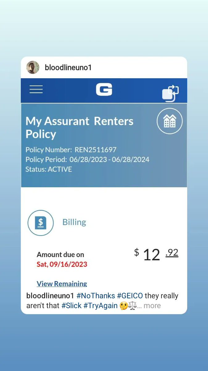 UnoDa1One's tweet photo. #GEICO has been #paid for the remainder of their #MisHandling of my #Claims that are still somewhat #Bewildering 3 accidents within 60 day time span🤔 I'm sure #IndianaFarmBureau wouldn't have the slightest clue about #Relocation of their #Insurees vehicle after the contact 🤔 https://t.co/wxLXjXLqy7