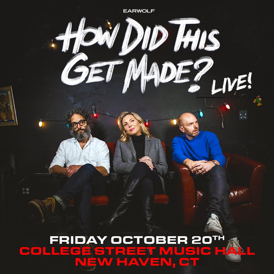 JUST ANNOUNCED: Comedy podcast, How Did This Get Made?, celebrates the best of the worst on Friday October 20th in #NewHaven – featuring Paul Scheer, Jason Mantzoukas, and June Diane Raphael! 🎟️: bit.ly/hdtgm1020nhv [On sale Fri at 10AM] 📅 RSVP: bit.ly/hdtgm1020fb