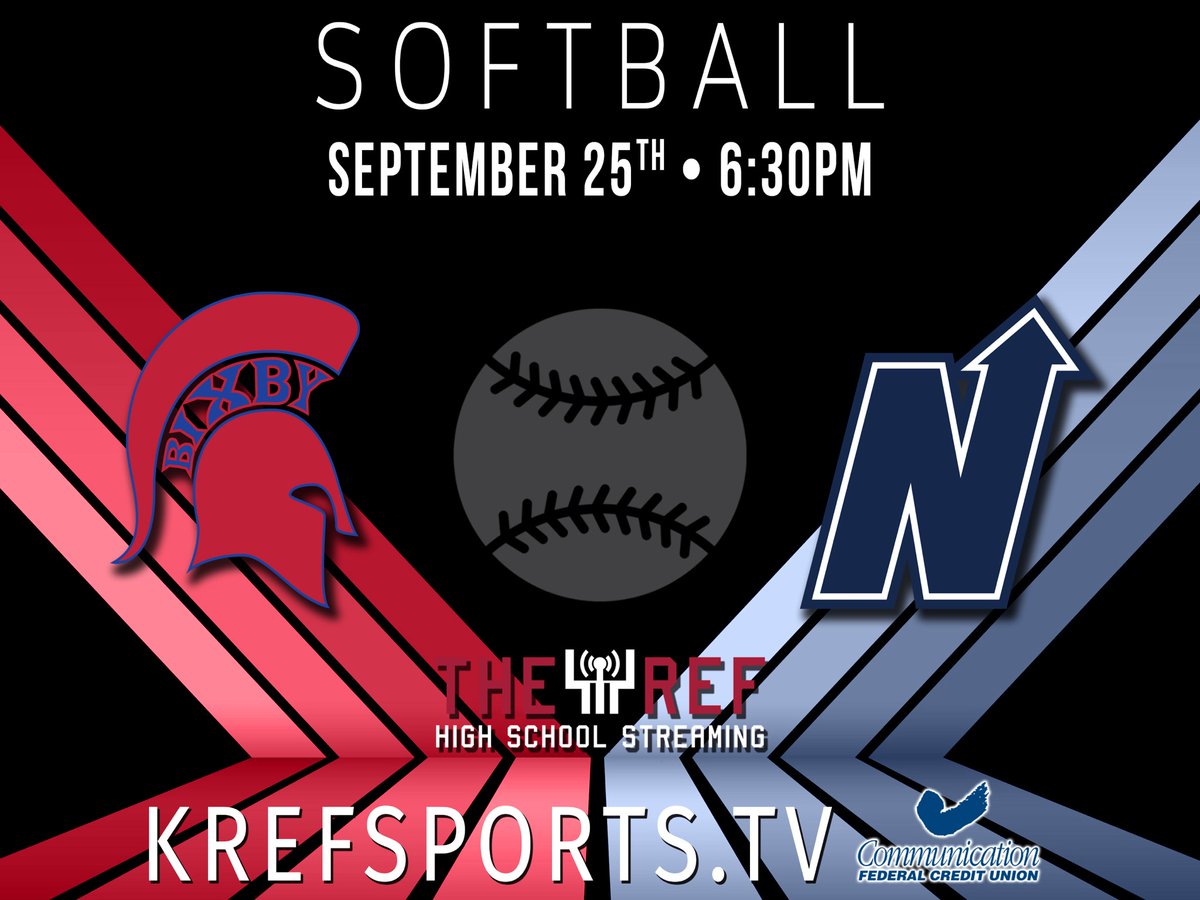KREFsportsTV's tweet photo. 🥎 Bixby vs Edmond North
📍 Edmond North High School
⏰ 6:30 pm
📺 https://t.co/b70EoK5PxR https://t.co/gOe1XTo07n