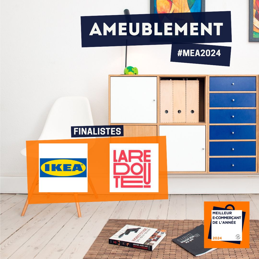 Pour transformer votre espace en une oasis de style et de confort, vous avez choisi <a href="/ikeafrance/">ikeaFrance</a> et <a href="/laredoute/">LaRedoute</a> en finale du Trophée Meilleur E-commerçant de l’Année 2024 catégorie #Ameublement ! Annonce de l’enseigne gagnante le 11 octobre.

#MEA2024 #MCM24 #ameublement