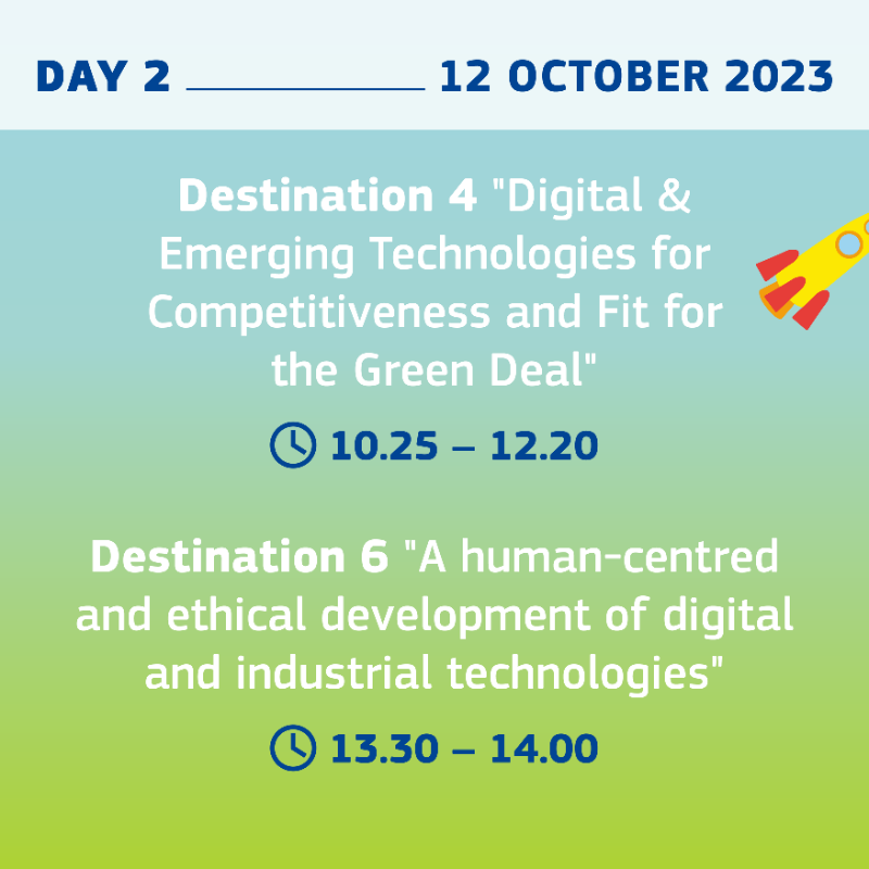 EU_HaDEA's tweet photo. 📢#HorizonEU Info Days on Cluster 4 – Digital, Industry &amp; Space are around the corner!

Join us to learn more about the upcoming funding opportunities, eligibility criteria &amp; application process.

🗓️11-12 October 2023
📌Online

More info and agenda ⤵️