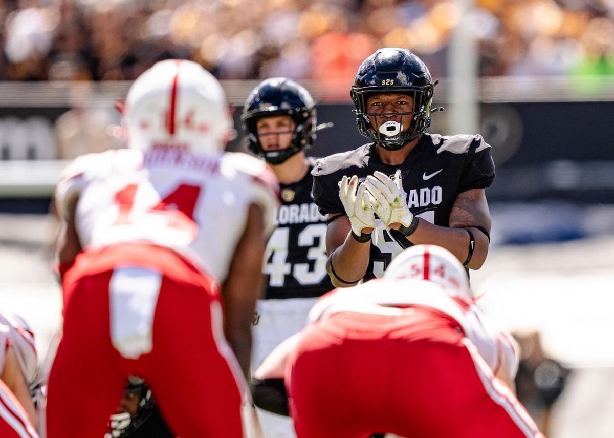 CUBarstool's tweet photo. Juwan Mitchell didn’t join the team until the last week of fall camp and didn’t play in the first game against TCU

He still leads CU in tackles (28) and is 6th in the Pac 12. 👏 https://t.co/GipZKAbiAQ