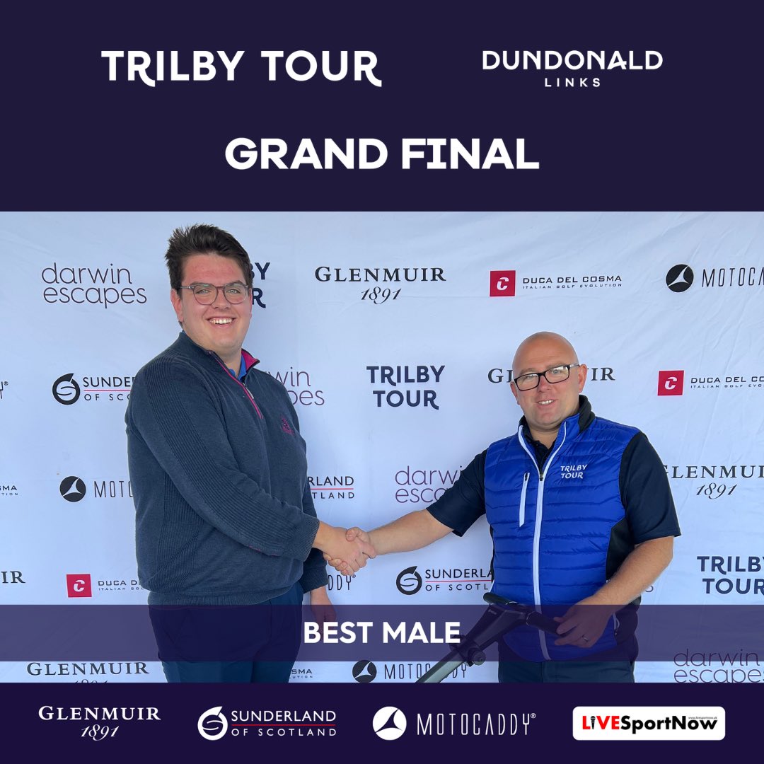 Well done to 𝗛𝗮𝗿𝗿𝘆 𝗠𝘂𝗸𝗲𝗿𝗷𝗲𝗮 who finished as today’s runner-up and wins the Best Male prize in this year’s Trilby Tour Grand Final of 2023. Mukerjea looked to have done enough but heartbreak late on saw him come just short losing on count-back with 38 points🥈