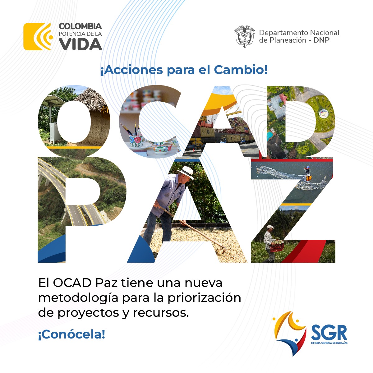 Una #NuevaMetodología para la priorización de proyectos en el #OCADPaz busca garantizar que los recursos del Sistema General de Regalías lleguen a los 170 municipios con Planes de Desarrollo con Enfoque Territorial (PDET) y a las 16 subregiones.🔎 CONÓCELA bit.ly/NuevaMetodolog…