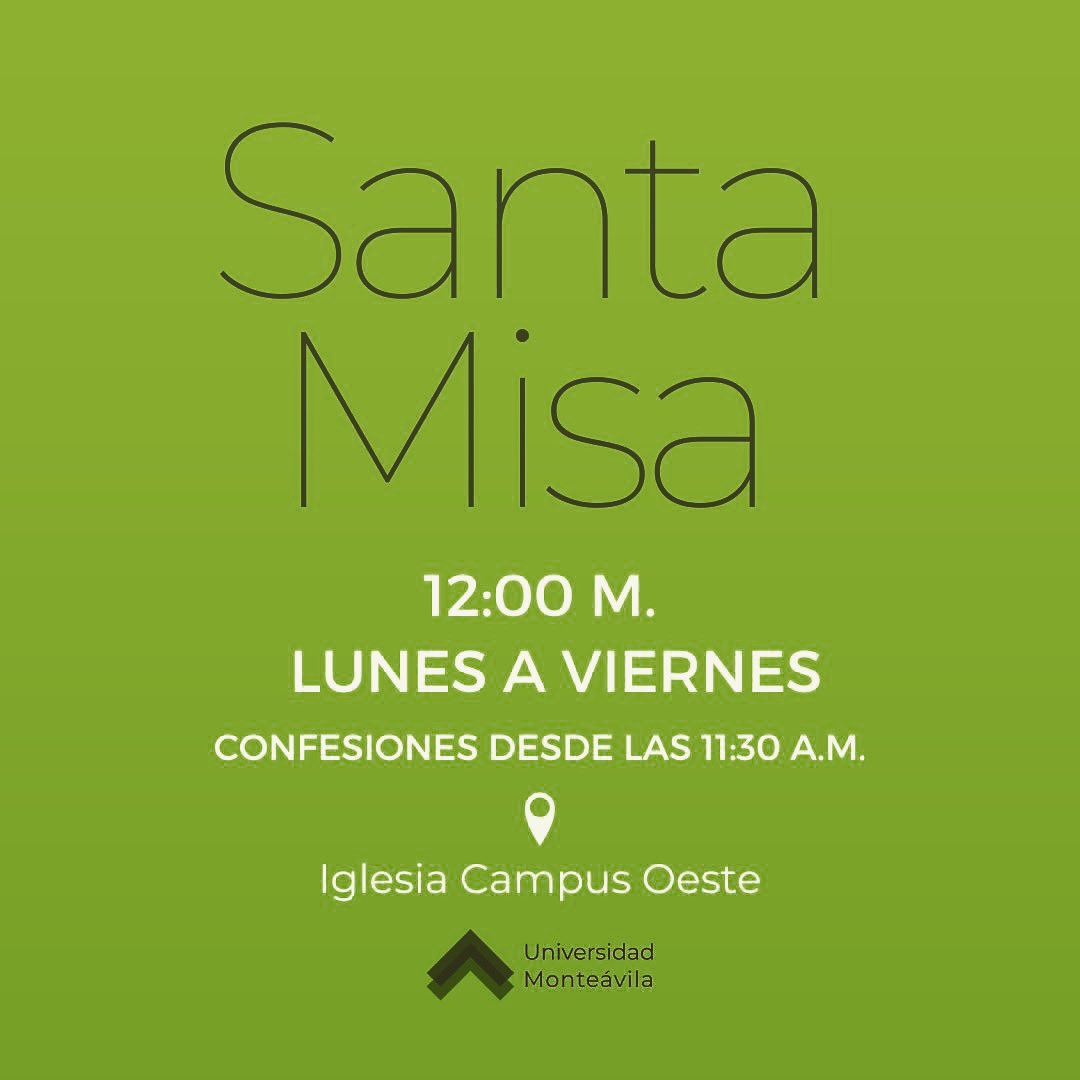 Te esperamos!!  <a href="/Monteavila/">Universidad Monteávila</a>
