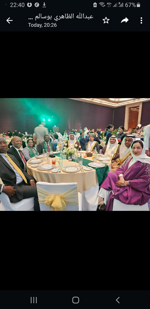 shanfari15's tweet photo. خالص التهاني والتبريكات لسعادة سفير المملكة العربيةالسعودية وأعضاء السفارة في جاكرتا. حفل رائع بمناسبة اليوم الوطني السعودي. https://t.co/ujj5TBY0Ki