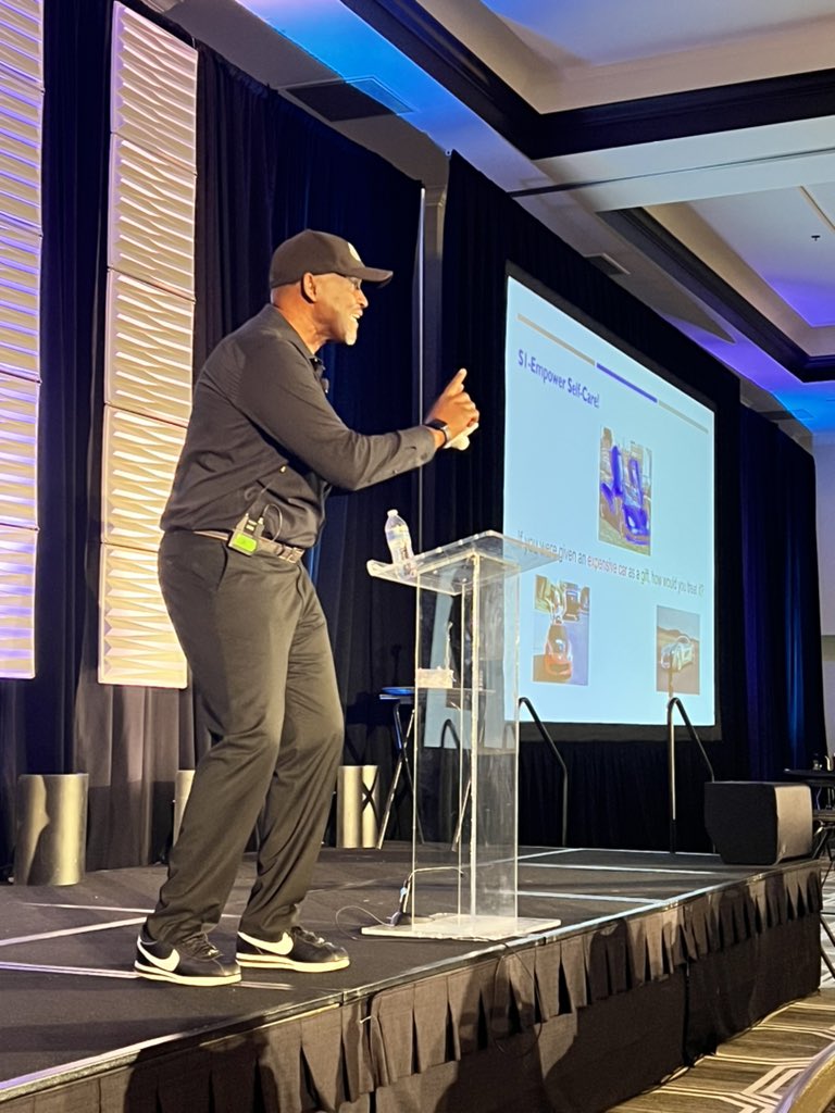 PCAPPA_Region's tweet photo. Coach D, shares insights with PCAPPA members to help "Chart A New Course and Navigate The Future" with this energetic yet informative opening keynote! #pcappaconference2023 https://t.co/z0y55gqmMu