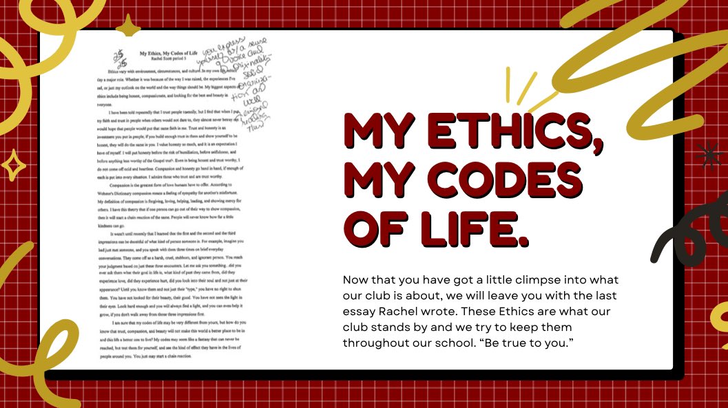 Learn about our club! 3/3