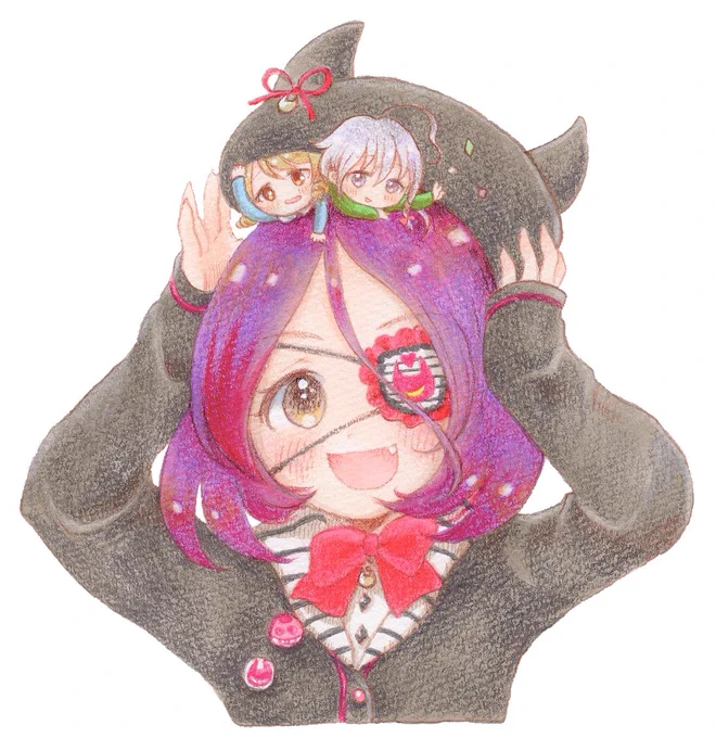 いんでびちゃん10周年おめでと懐かしい過去絵でお祝い〜〜〜 