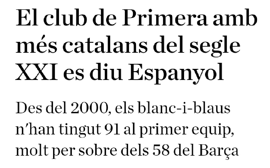 DanielFphoto's tweet photo. Per molts l'Espanyol no és un equip català, però tenim més jugadors catalans que Barça i Girona junts, sé que fot però és així! Continueu donant carnets de bons catalans. Potser no és la millor època de la història del futbol català. https://t.co/2GB4NfodtC