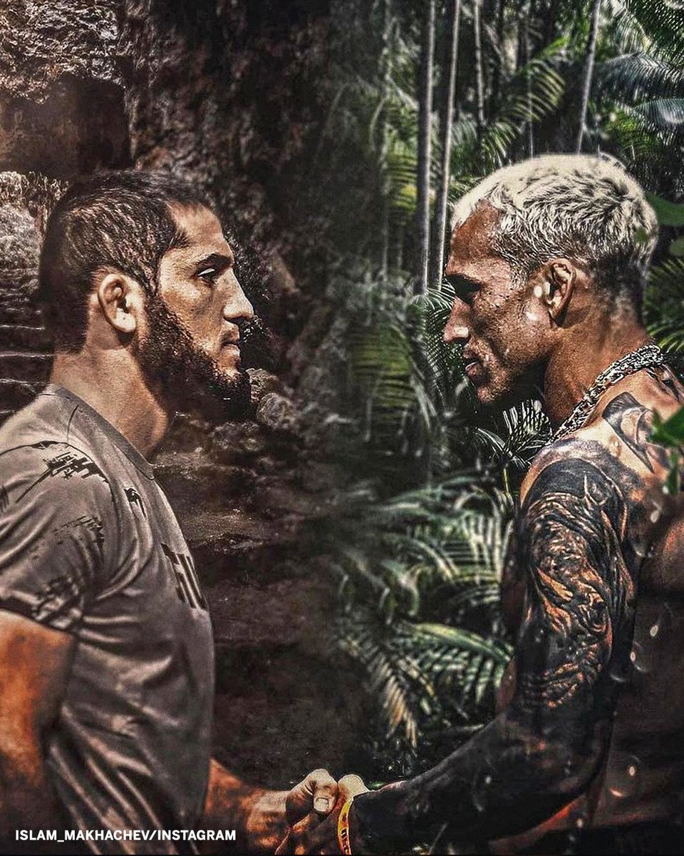 espnmma's tweet image. Dagestani mountains vs. Brazilian jungle 😤

The sequel we've all been waiting for goes down in less than a month 🤝 #UFC294

(📸 @MAKHACHEVMMA)