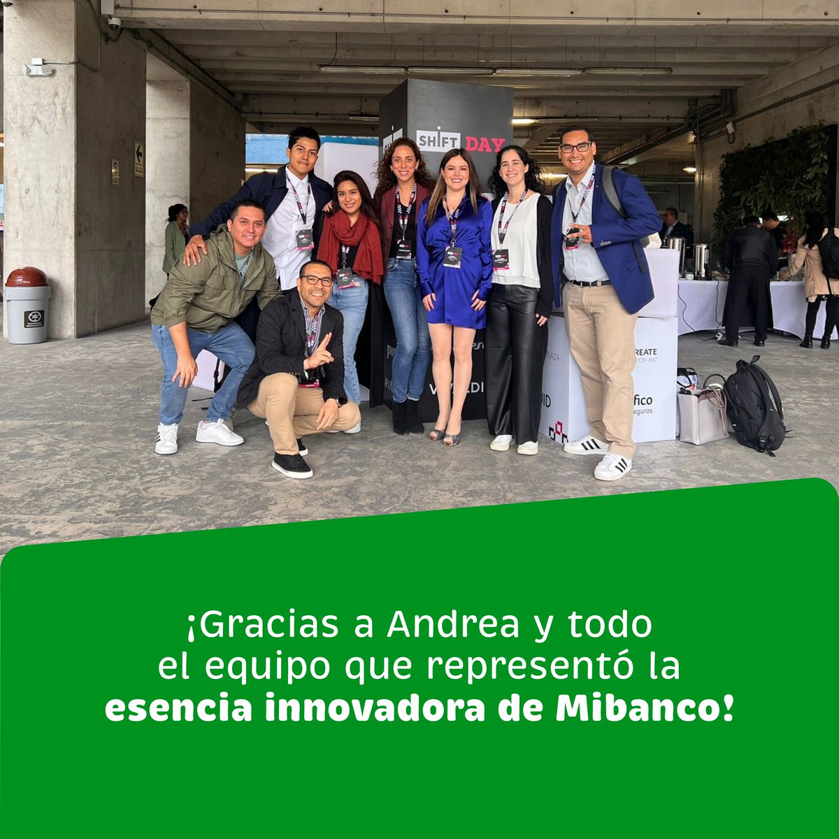 TonoMunizC's tweet photo. Muy orgulloso por la participación en el #SHIFTDay2023 de nuestra gerenta de #Innovación en @MibancoPE, Andrea Vicuña León. En este evento, ella habló sobre nuestro Sistema de Innovación Descentralizado, que nos permite desafiar límites y transformar la vida de más peruanos. https://t.co/sOijXNVj2U