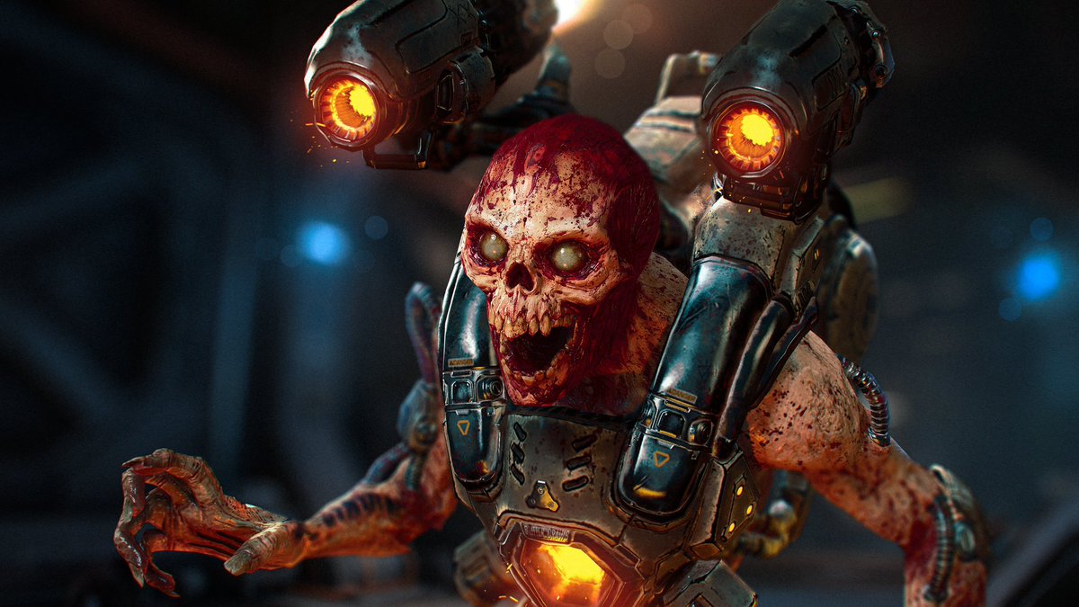 Ritter_draws's tweet photo. Revenant from #doom2016 in a #doometernal environment

#doom #idsoftware #bethesda #photoshop #sfm @doom @bethesda @Mick_Gordon https://t.co/2LCBOQ06lm