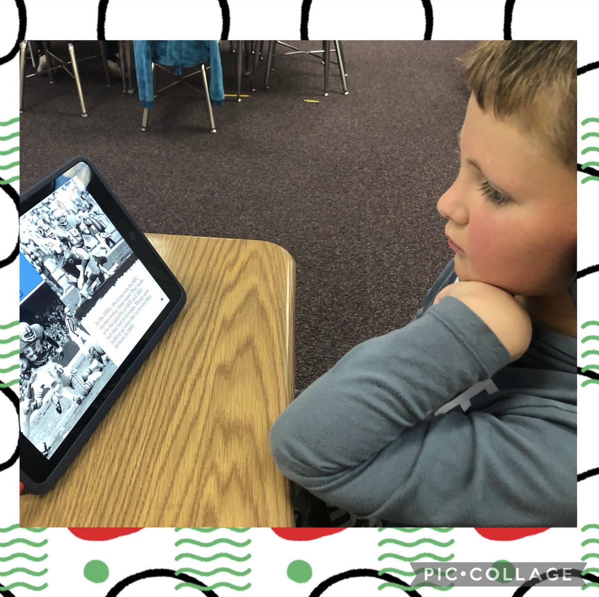 PerryWorthTiger's tweet image. Zander knows the NFL team the principal 💙s and picked a story about the history of the Detroit Lions!  Thanks Zander for reading with the principal about this awesome football team! 🏈#1stGradeRocks #thisisLCSC