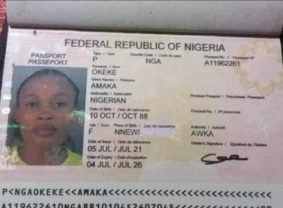 simon_ekpa's tweet photo. BREAKING 
This criminal want to runaway from Nigeria, she go nowhere. No Embassy will give you visa https://t.co/KCMFBnrmTO