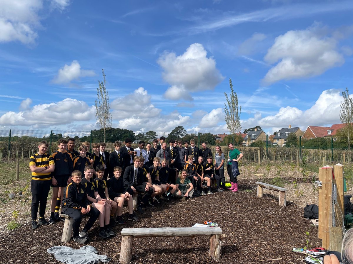 We welcomed the local community to our St James’ Park development in Bishop’s Stortford to take part in some hands-on research at our on-site Tiny Forest initiative run by @Earthwatch_Eur. #forests #climate #community