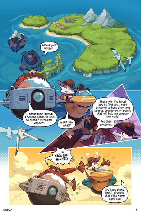Sonic Superstars: Fang's Big Break Part 1

Dr. Eggman hires Fang the Hunter to scope out an unfamiliar island, unaware of the dangers ahead... 
