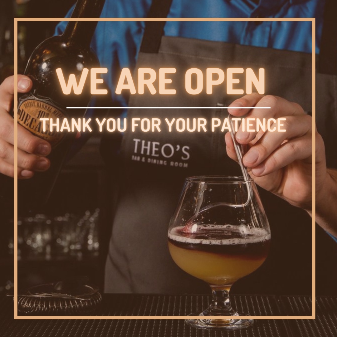 We are open again after a few days to ensure that we are providing a safe space for both our patrons and our staff.  We look forward to serving you tonight and providing you with an amazing dinner.

#Theos #finedining #NWAEats #NWAFoodie #Fayetteville