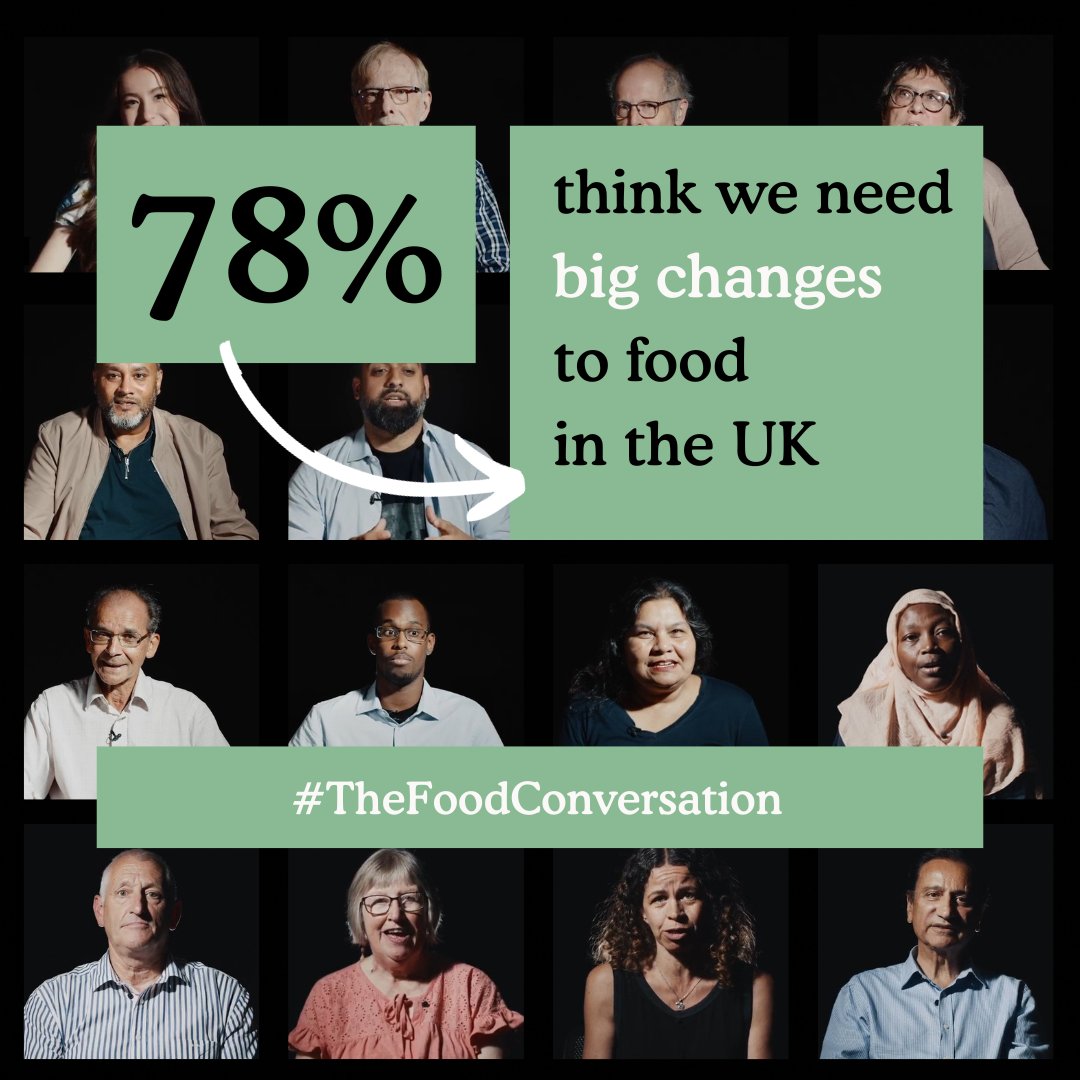 The #PeoplesPlanForNature called for a national conversation about food.

📣 Today, #TheFoodConversation findings are out. People tell us what they really think about food. 🍎🍞🥗

Find out more from @FFC_Commission.  👉 brnw.ch/21wCUXb