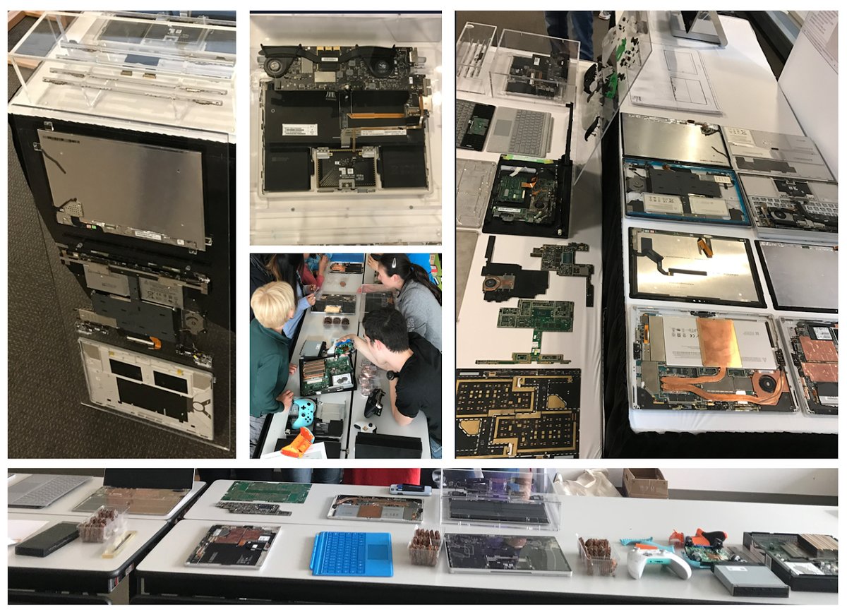 GeekGirlCon's tweet photo. Come by the Microsoft table at GeekGirlCon and take a look inside keyboards, laptops, tablets, and even Xbox! Talk to the engineers and designers behind these devices and get to know more about consumer electronics!
#MicrosoftDevices #Electronics #GeekGirlCon #Microsoft #Xbox https://t.co/rTj8LxqHdm