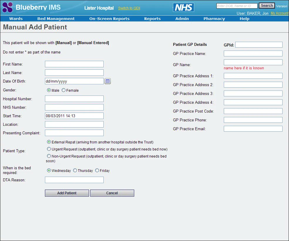 BlueberryHealth's tweet photo. The Blueberry In- #PatientManagementSystem (BIMS) integrates with hospital Trusts’ #PatientAdministrationSystems (PAS) to automatically enter patients into BIMS and to the Trust’s #ActiveDirectory #LoginSystem to provide a simple #LoginMethod for users. 

https://t.co/FNpXucDPXY https://t.co/hS9CnEboBj